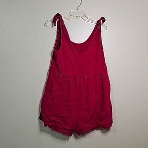 Tie Strap Shorts Jumpsuit